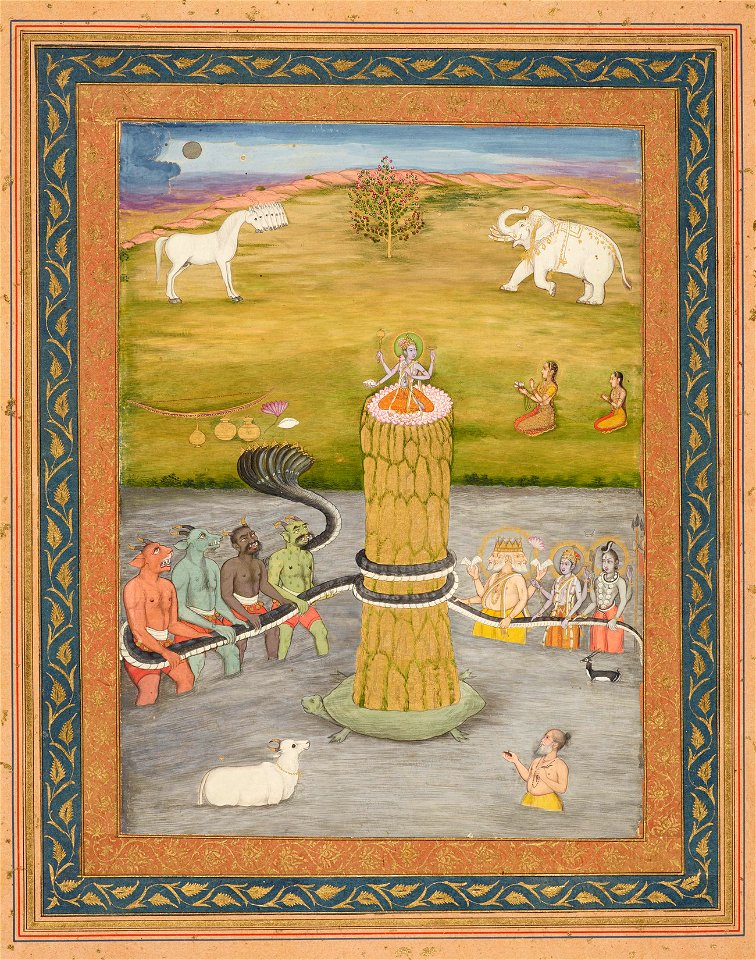 Indian School, late 18th century - Kurma, the second incarnation of Vishnu. - RCIN 1005113.e - Royal Collection