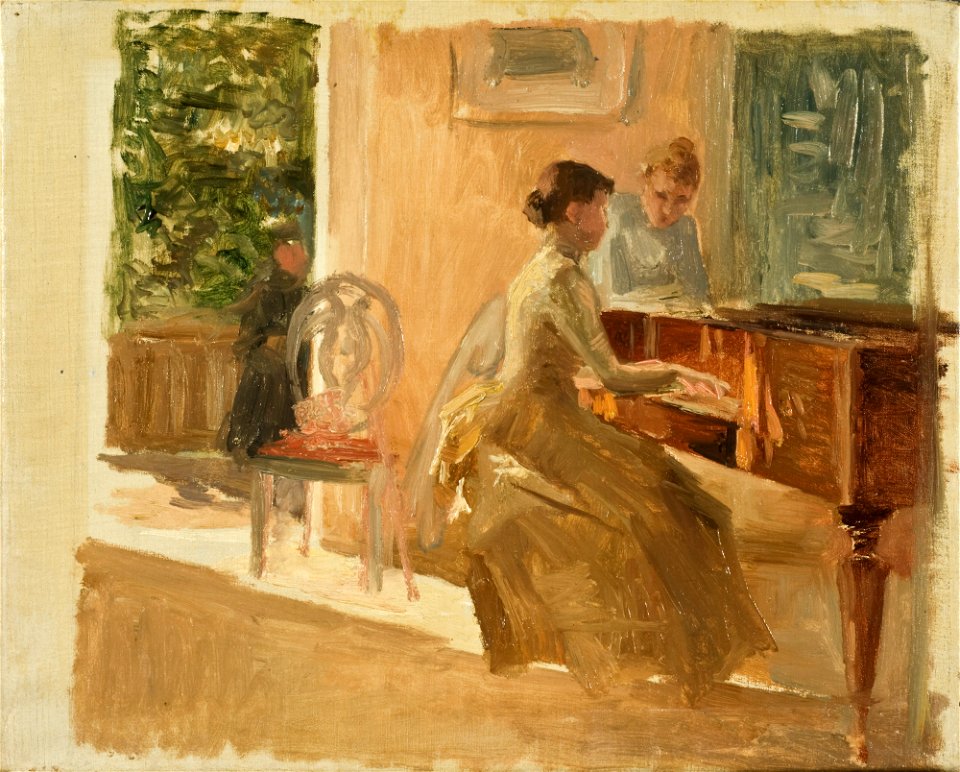 In the Drawing-room at Haiko (Albert Edelfelt) - Nationalmuseum - 19582