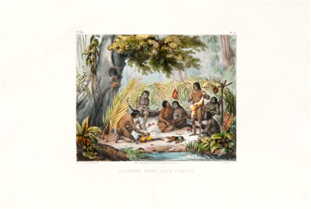 Indiens dans leur Cabane, da Coleção Brasiliana Iconográfica