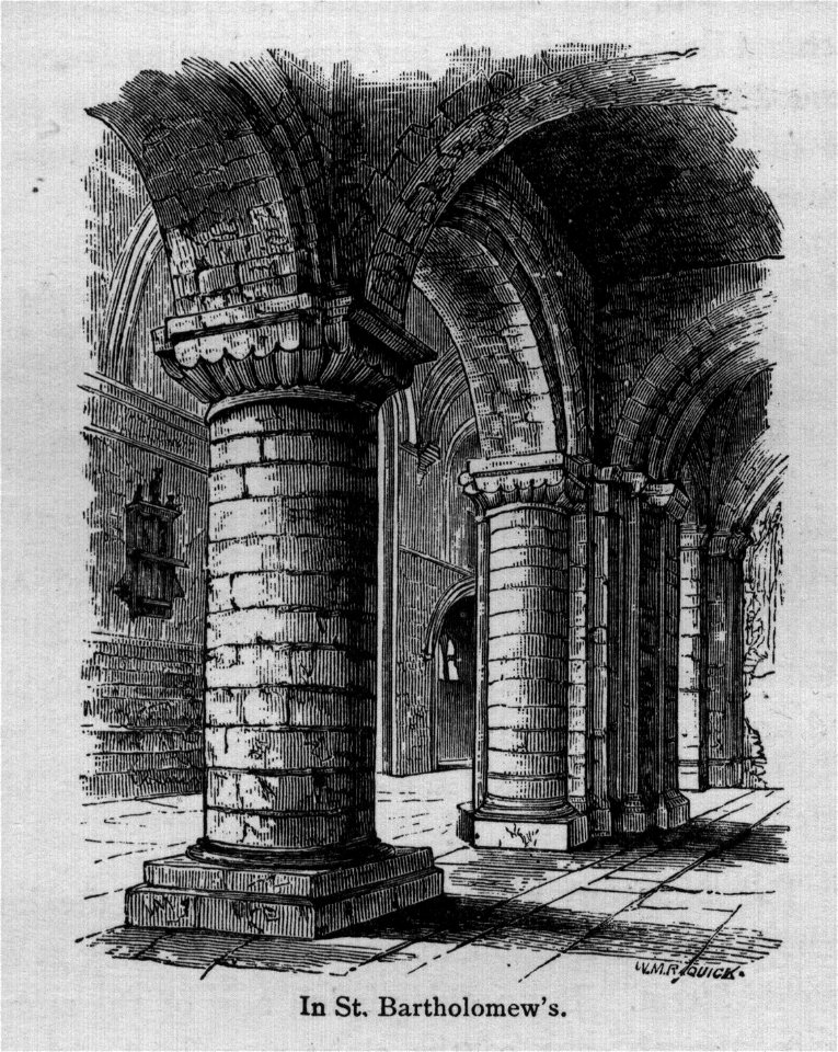 In St. Bartholomew's - Walks in London, Augustus Hare, 1878