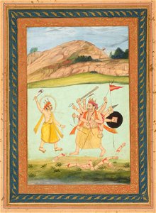 Indian School, late 18th century - Parashurama, the sixth avatar of Vishnu. - RCIN 1005113.h - Royal Collection