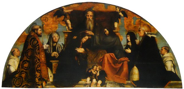 Incoronazione della Vergine (Moretto)