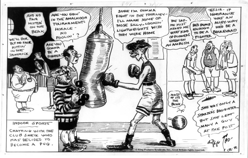 Indoor Sports - Chatting with the Club Sheik who Has Decided to Become a Pug