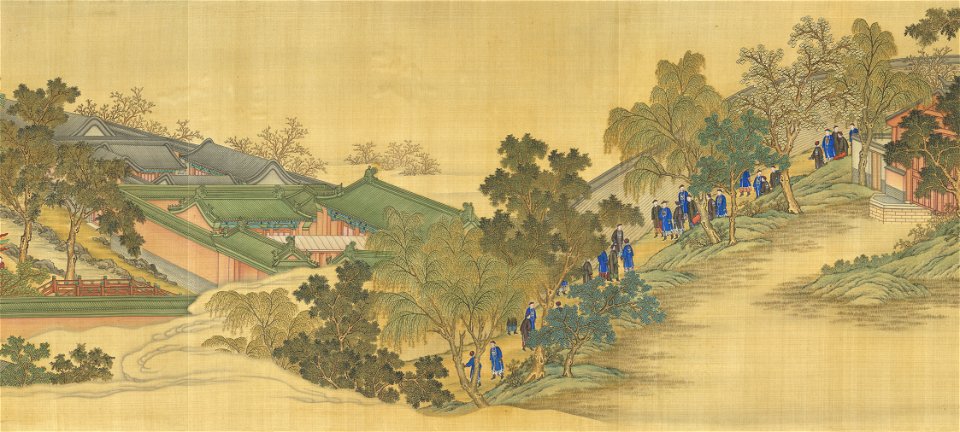 Imperial Rites of Sericulture (Scroll 3- “Picking Mulberry Leaves”)-part3