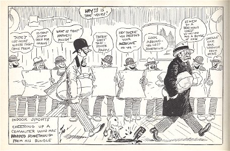 Indoor Sports - Cheering Up a Commuter who Dropped Something from His Bundle