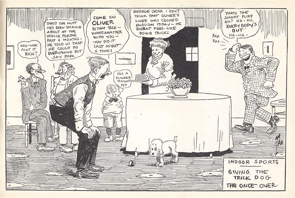 Indoor Sports - Giving the Trick Dog the Once Over