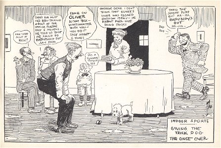 Indoor Sports - Giving the Trick Dog the Once Over