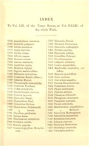 Index - Curtis' 122 (Ser. 3 no. 52) (1896)