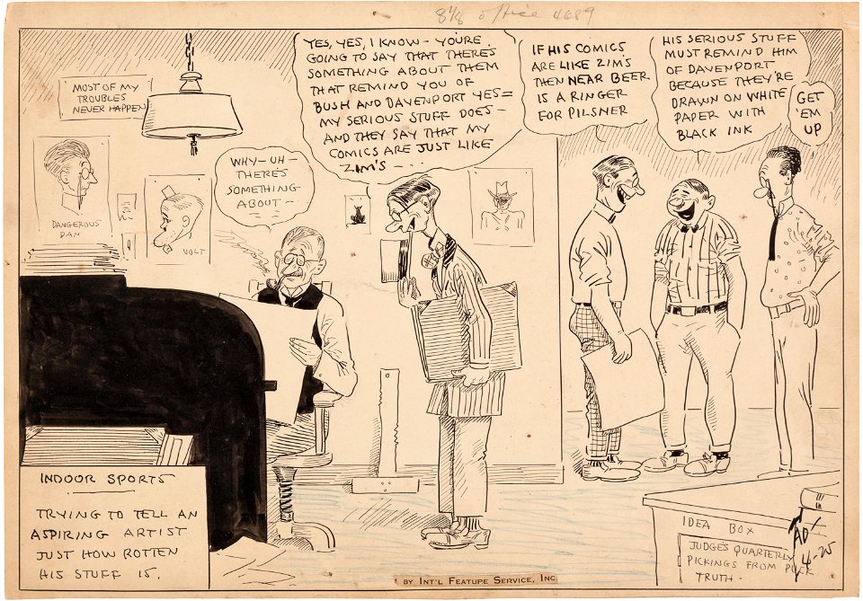 Indoor Sports - Trying to Tell an Aspiring Artist Just How Rotten His Stuff Is