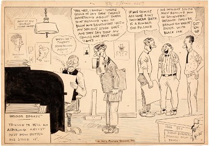 Indoor Sports - Trying to Tell an Aspiring Artist Just How Rotten His Stuff Is