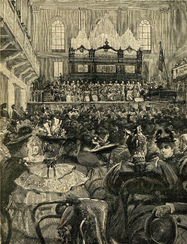 Inaugurazione della nuova sala dei concerti nel R