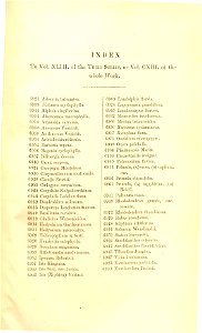 Index - Curtis' 113 (Ser. 3 no. 43) (1887)