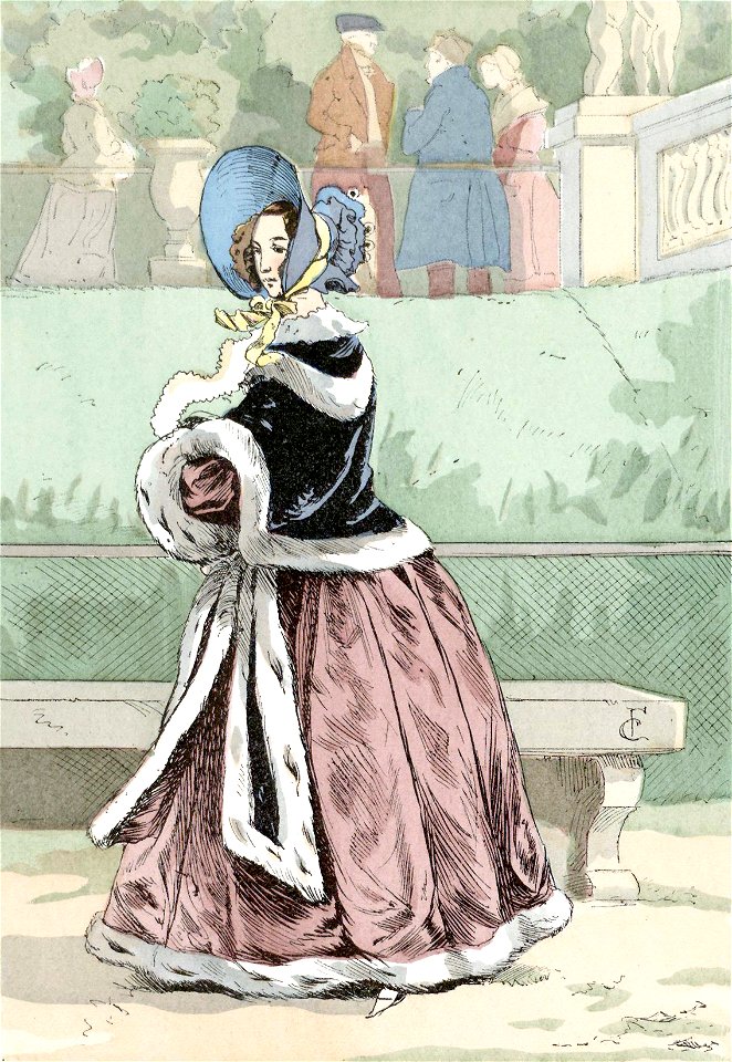 In the Luxembourg gardens, 1838