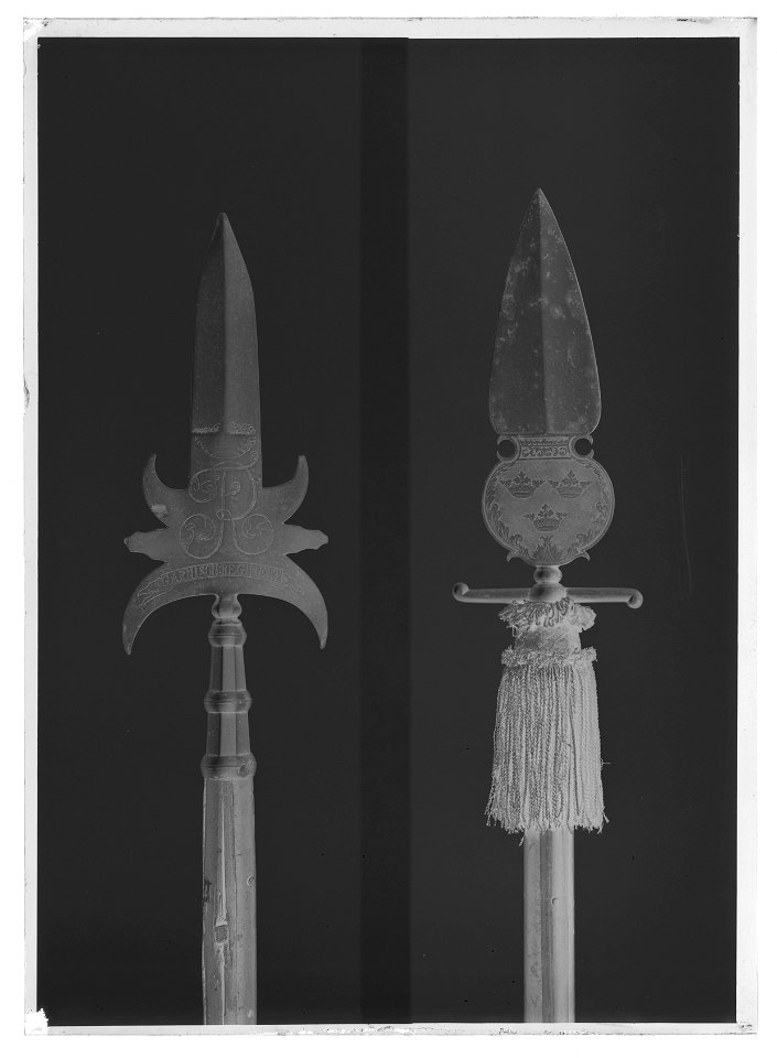 Infanteriofficerssponton, Preussen 1740-1780 - Livrustkammaren - 43836-negative