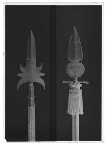 Infanteriofficerssponton, Preussen 1740-1780 - Livrustkammaren - 43836-negative