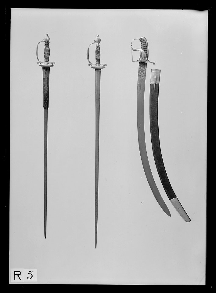 Infanteriofficersvärja, Sverige, 1800-talets början - Livrustkammaren - 43586