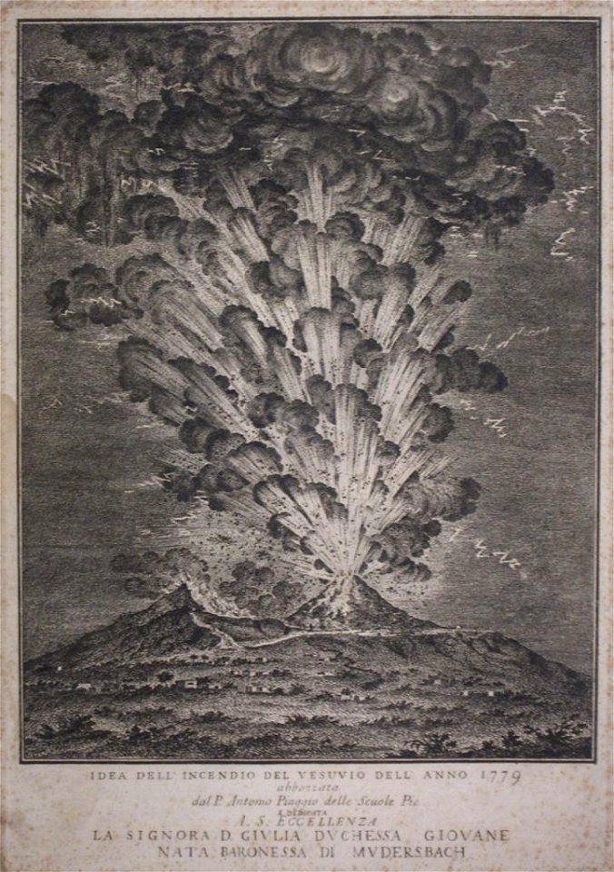 Incendio dell Vesuvio dell anno 1779