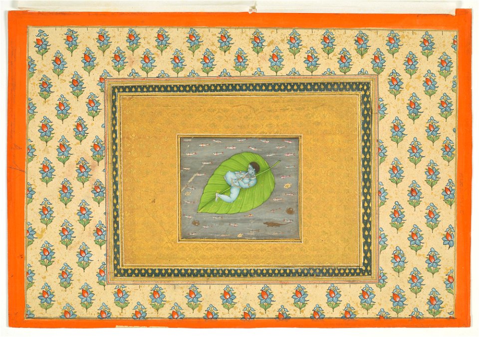 Indian School, late 18th century - Baby Vishnu - RCIN 1005113.c - Royal Collection