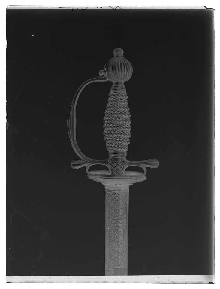 Infanteriofficersvärja, Sverige ca 1765 - Livrustkammaren - 53824-negative