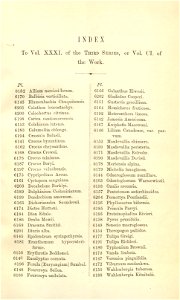 Index - Curtis' 101 (Ser. 3 no. 31) (1875)