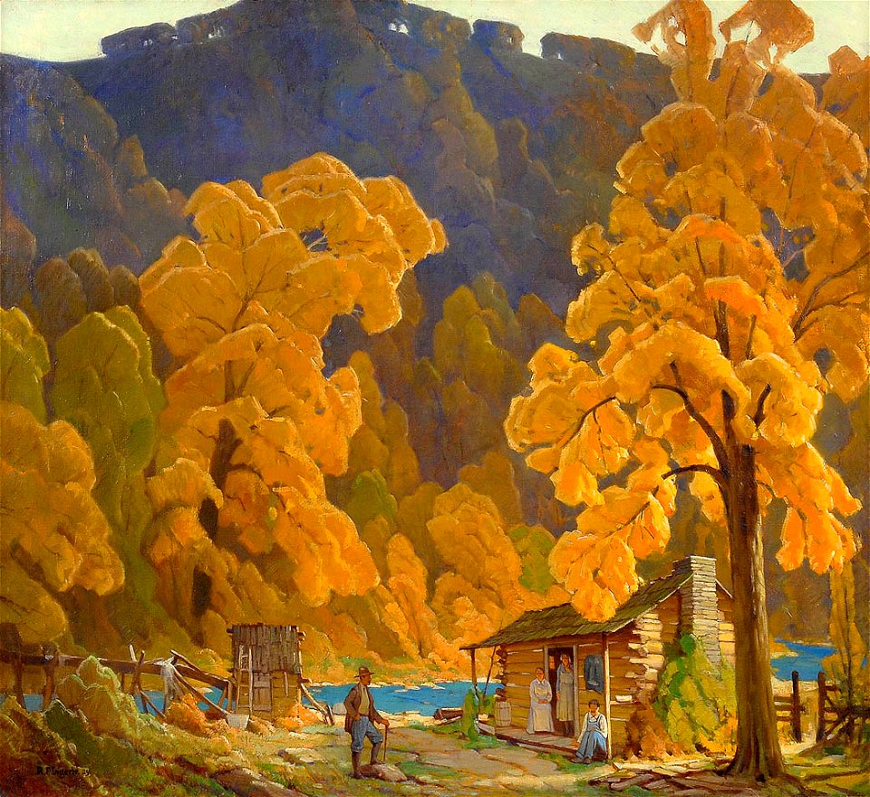 Sunday Afternoon by Rudolph Frank Ingerle, 1929