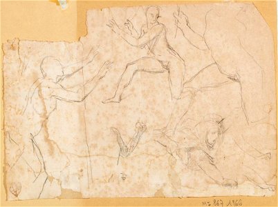 Ingres - MI.867.1966, La Mère, une femme courant vers la gauche