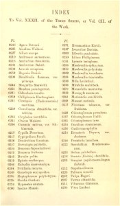 Index - Curtis' 102 (Ser. 3 no. 32) (1876)