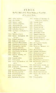 Index - Curtis' 111 (Ser. 3 no. 41) (1885)