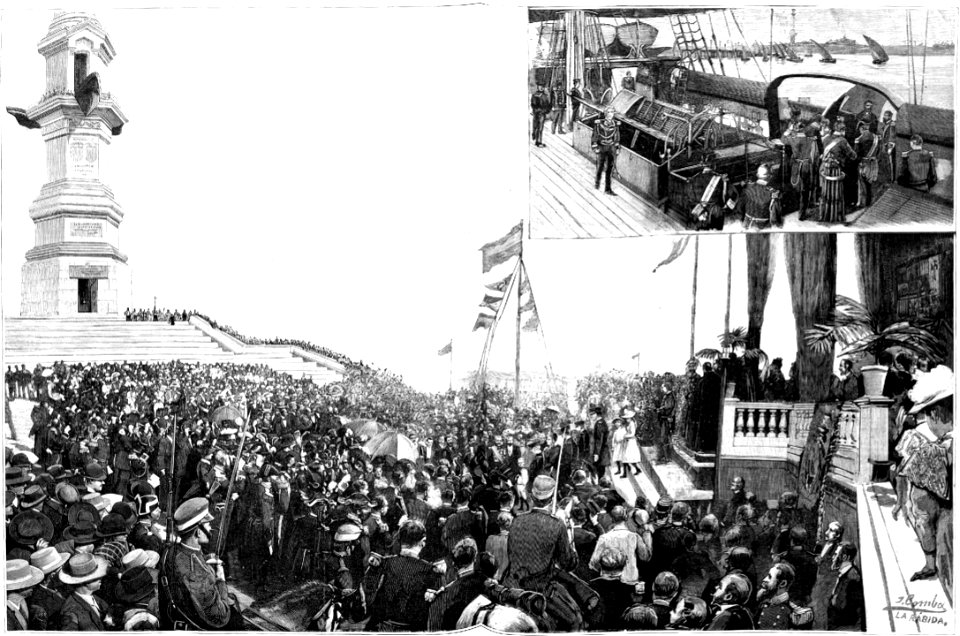 Inauguración del Monumento del IV Centenario