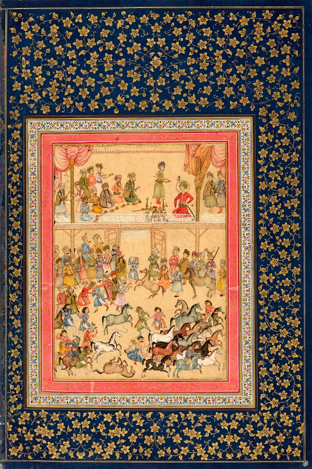 Indo-Persian - Horse Inspection - 1919.945 - Art Institute of Chicago