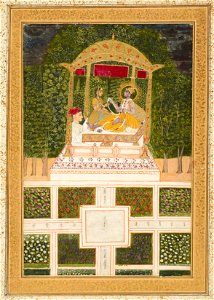 Indian School, late 18th century - Radha and Krishna. - RCIN 1005113.ad - Royal Collection