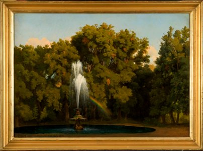 In the Park, Frascati. Study (Gustaf Wilhelm Palm) - Nationalmuseum - 20295