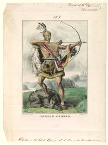 Indian hunter - Lith. & pub. by N. Currier. LCCN89706756
