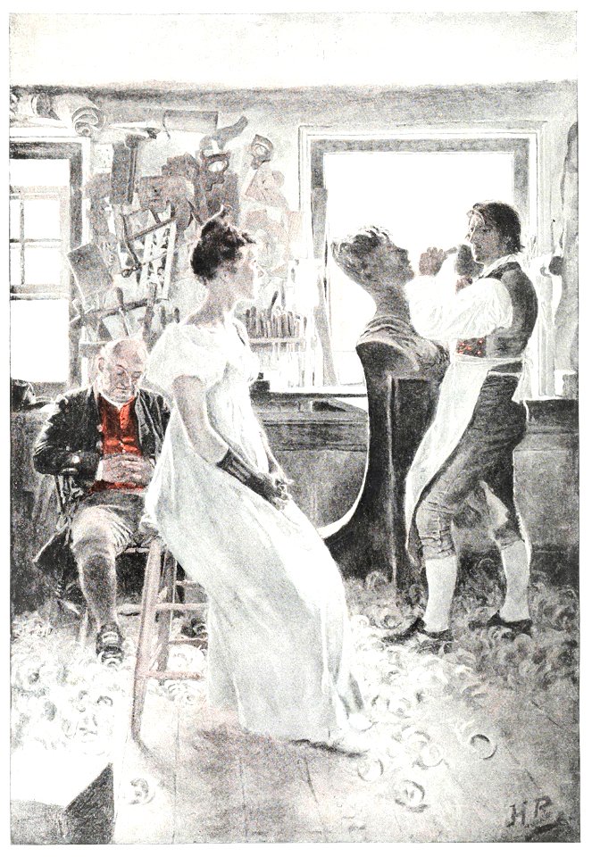 In the Wood-Carver’s Shop by Howard Pyle