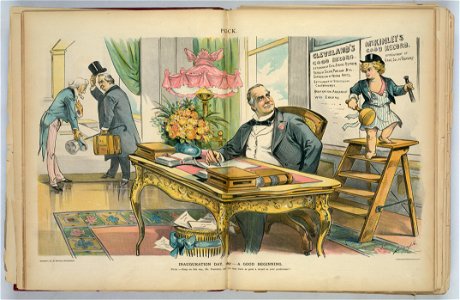 Inauguration day, 1897 - a good beginning - Dalrymple. LCCN2012647651