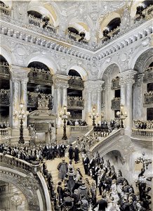 Inauguration of the Paris Opera in 1875 by Detaille - Collections of the Château of Versailles (cropped)