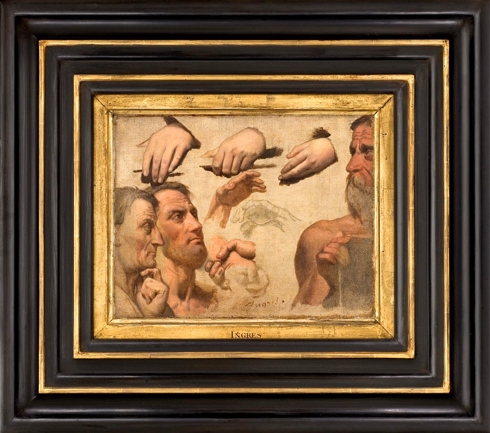 Ingres - Etude pour L'Apothéose d'Homère, 1827