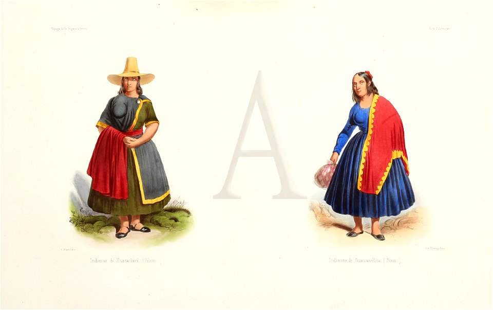 Indienne de Huarachiri (Perou). Indienne de Guancavelica (Perou)