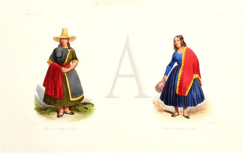 Indienne de Huarachiri (Perou). Indienne de Guancavelica (Perou)