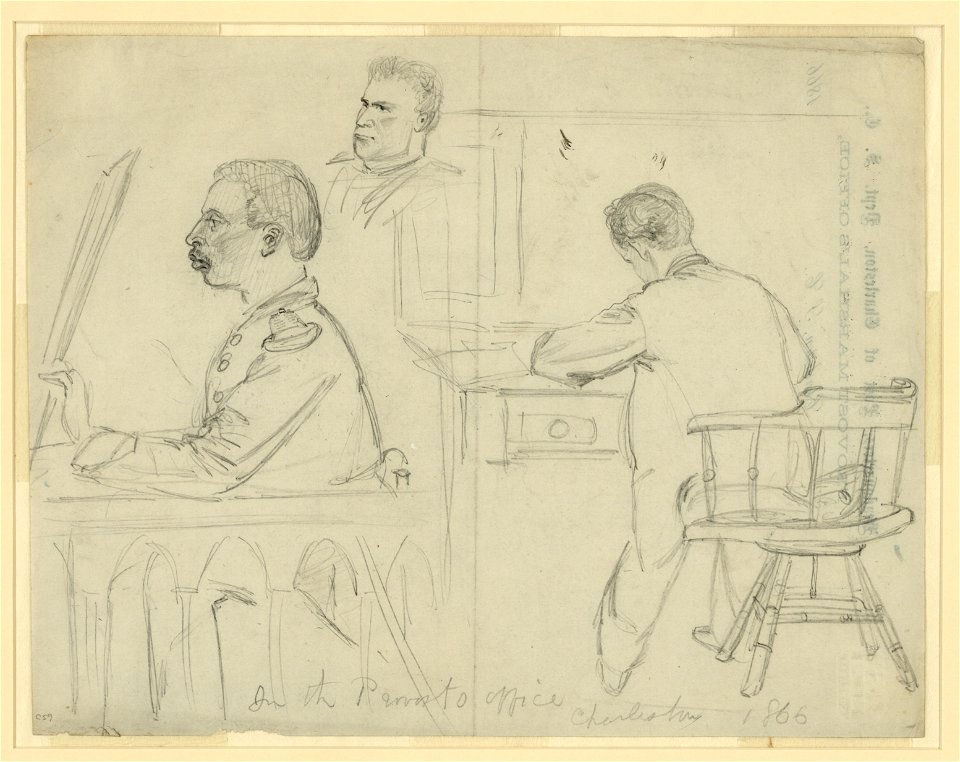 In the Provost's Office. Charleston, 1866 LCCN2004660642
