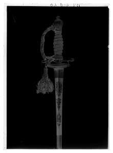 Infanteriofficersvärja, ca 1765-1772 - Livrustkammaren - 18633-negative