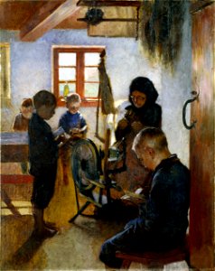 In the Village School (Oscar Björck) - Nationalmuseum - 19885
