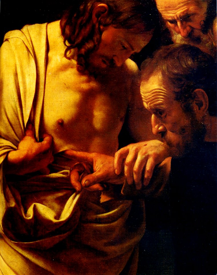 Incredulità di San Tommaso (particolare)