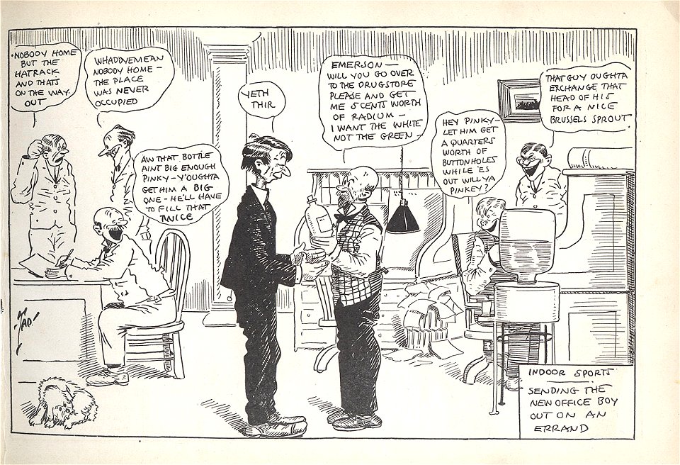 Indoor Sports - Sending the New Office Boy Out on an Errand