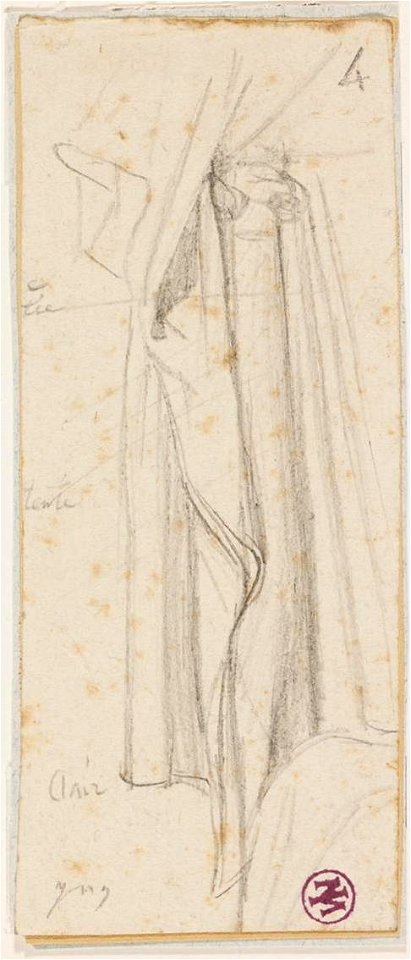 Ingres - MI.867.1993 C, Bas de rideau et colonne