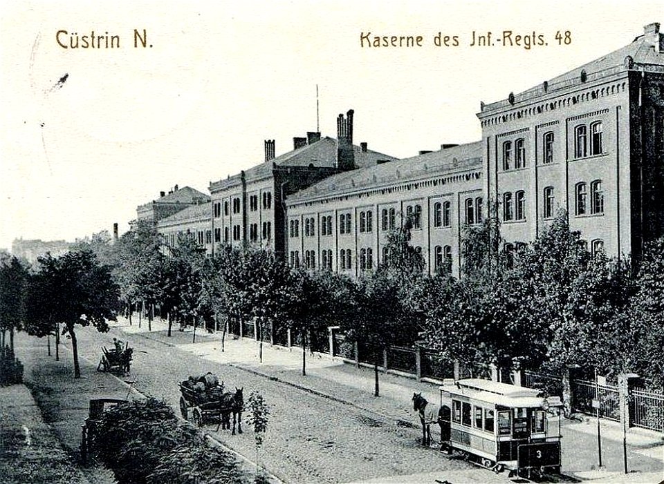Infanterie-Regiment 48 in Cüstrin, Postkarte von vor 1914