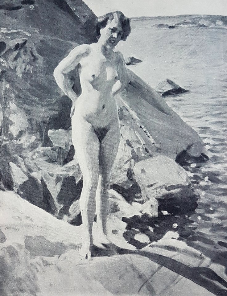 Ingeborg på Rödlöga målad av Anders Zorn
