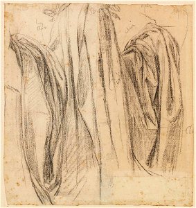 Ingres - MI.867.1959, Draperie pour un homme lauré