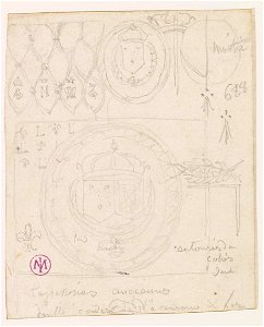 Ingres - MI.867.2065, Fragment de tapisserie