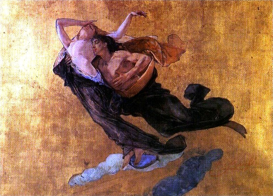 Inf. 06 Mosè Bianchi, Paolo e Francesca, 1877c